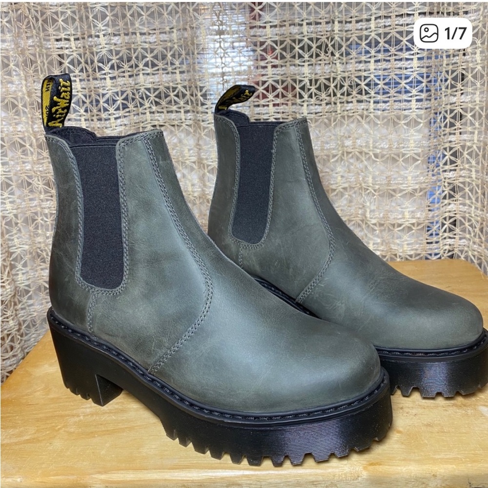 Dr Martens rometty chelsea boots, slate size 8